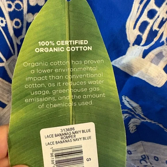 FARM Rio Blue & White Paisley Short Jumpsuit - Picture 6 of 7